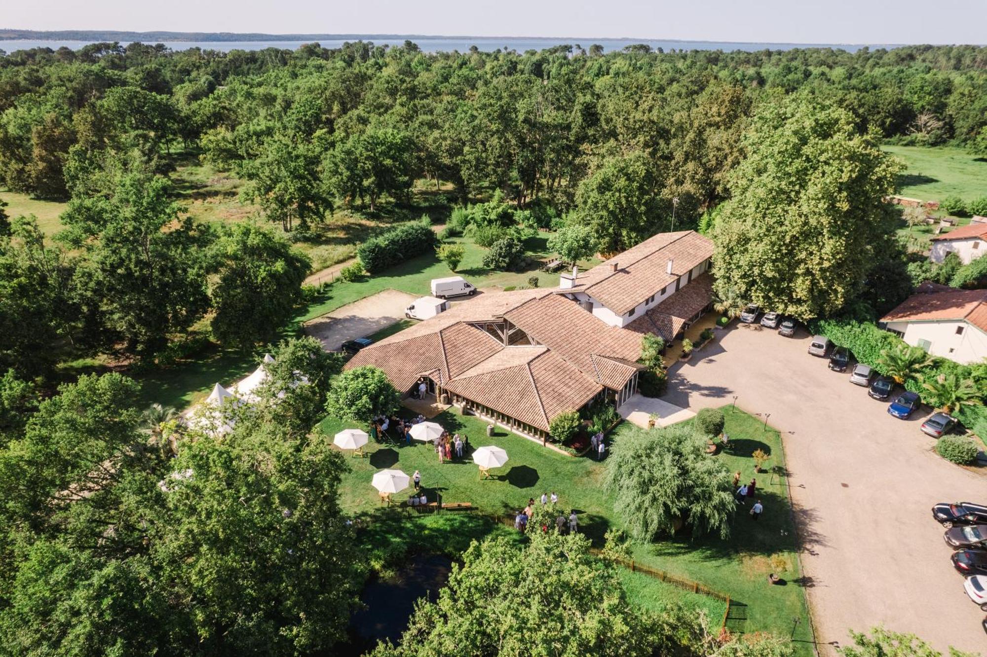 Hotel La Ferme D'En Chon Biscarrosse Exteriör bild